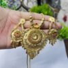 Elegant Gold Plated Jewellery Set with Necklace and Matching Earrings