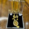 Complete Your Look with Our Stylish Gold Necklace & Earrings Set