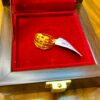 Classic Gold-Plated Designer Ring with Intricate Carved Pattern – Unisex Style
