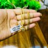 Elegant Gold-Plated Mangalsutra with Floral Motif Pendant