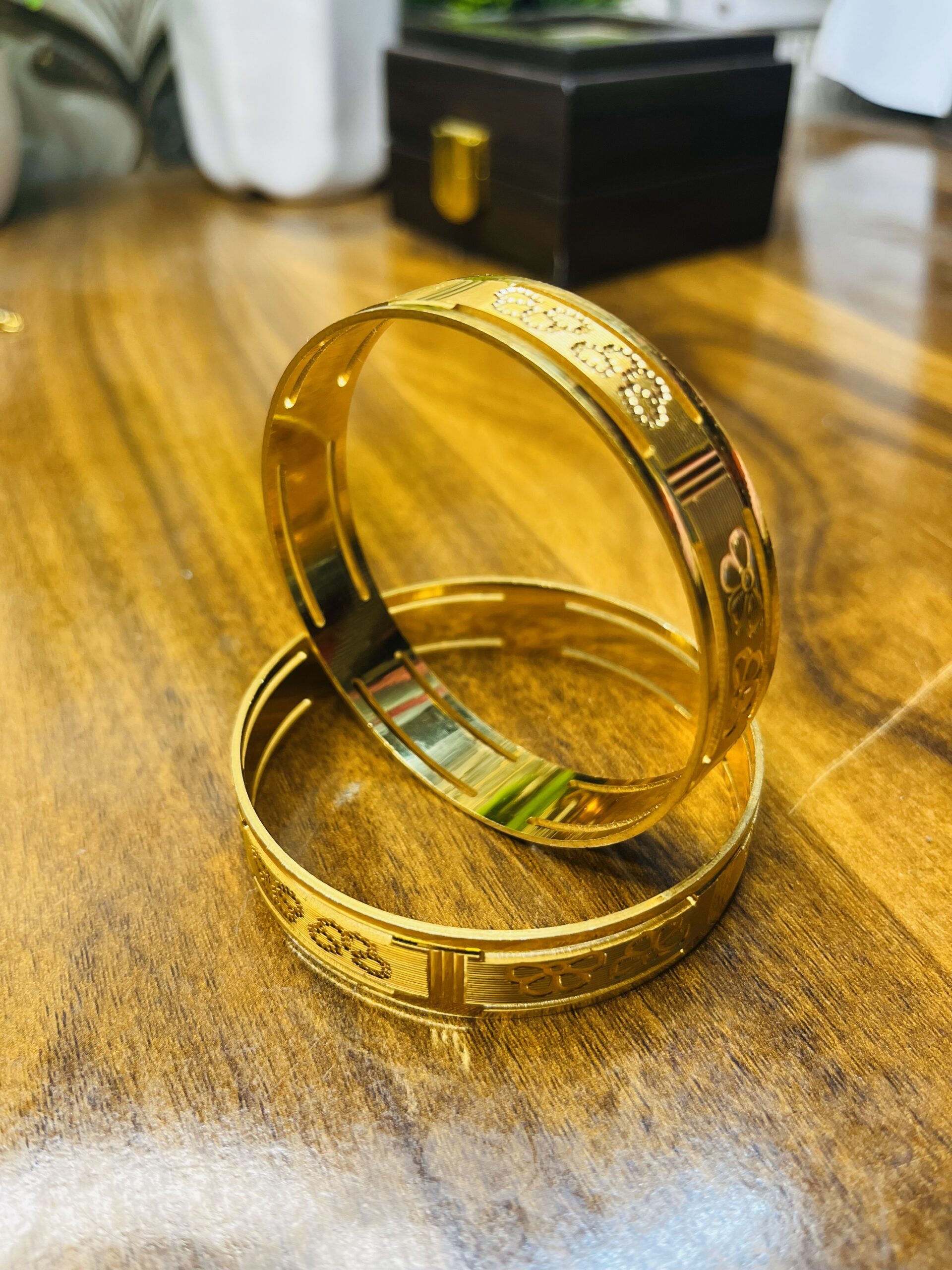 Elegant Gold-Plated Designer Bracelet for Women