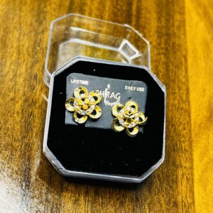 Golden Shine Silver-Filled Stylish Earrings for Women