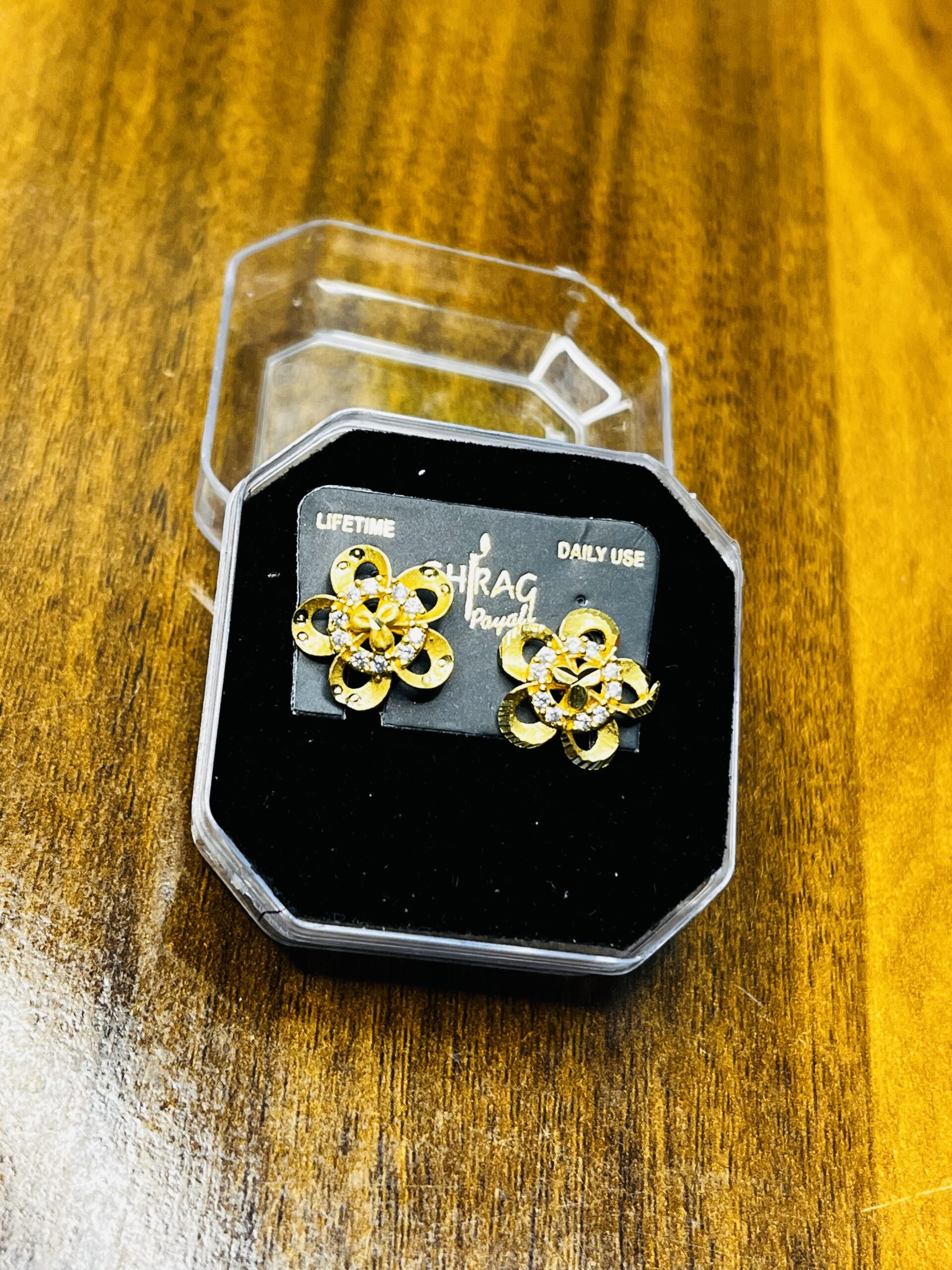 Golden Shine Silver-Filled Stylish Earrings for Women