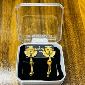 Golden Shine Silver-Filled Stylish Earrings for Women