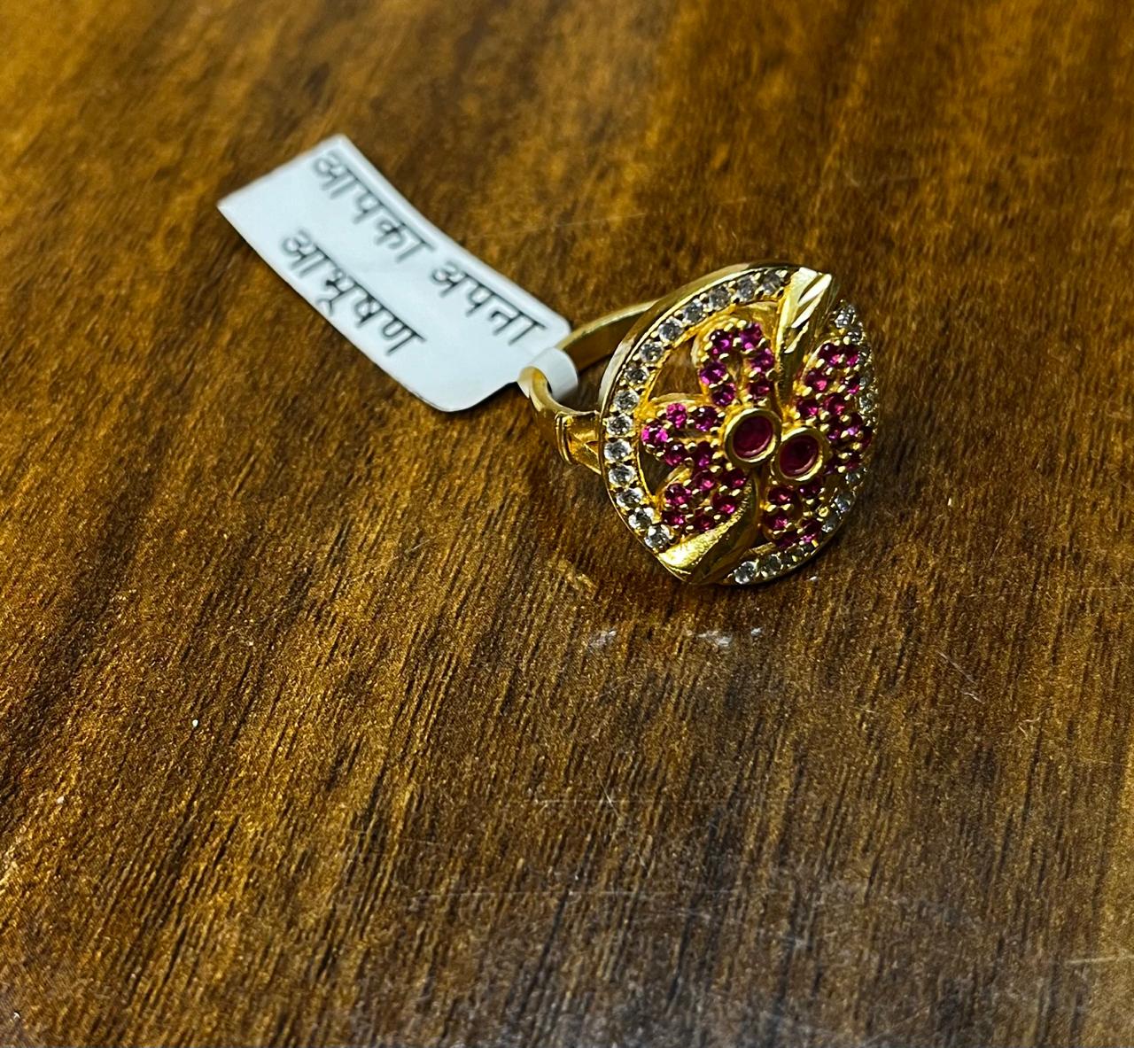 Shiny Gold Finish Ring